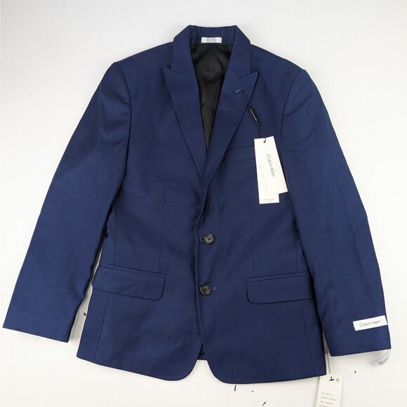 Calvin Klein Navy Suit Jacket/Blazer - Picture 1 of 7